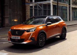 Peugeot 2008 SUV in orange