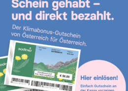 Sodexo Klimabonus-Gutschein.