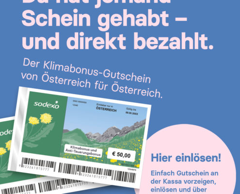 Sodexo Klimabonus-Gutschein.